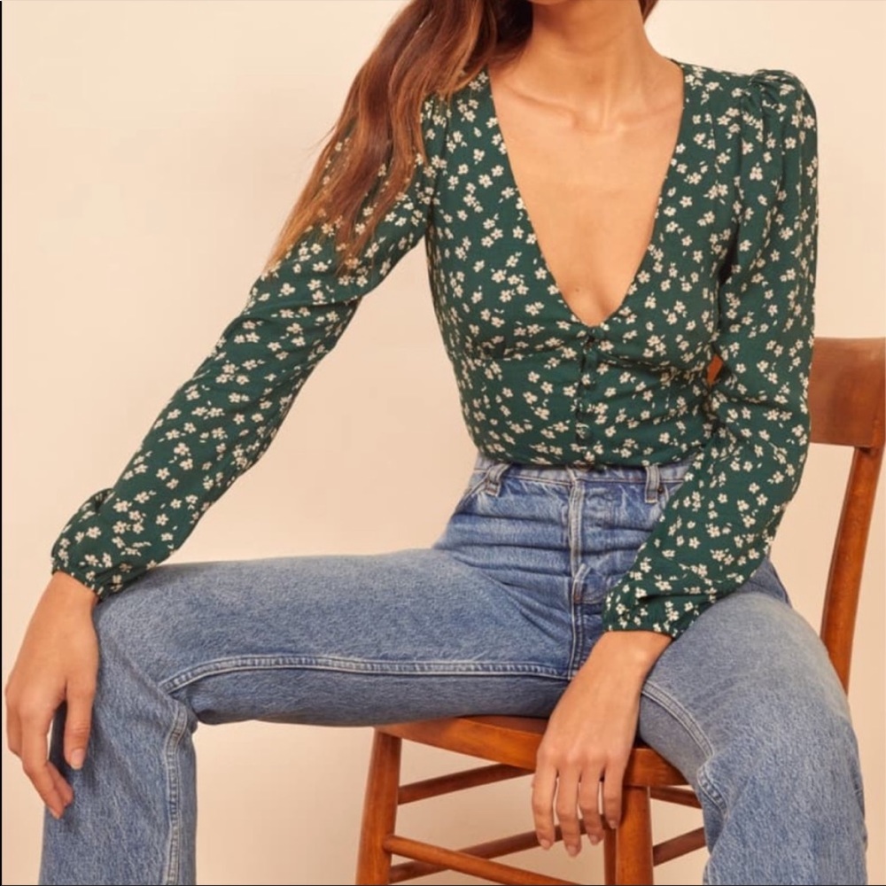 Reformation Nell Top WORN ONCE